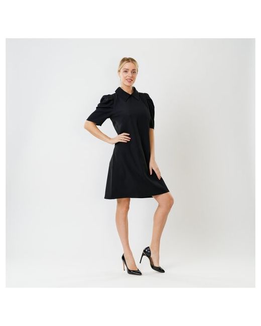 Teorema Officewear Платье в классическом стиле полуприлегающее до колена размер L