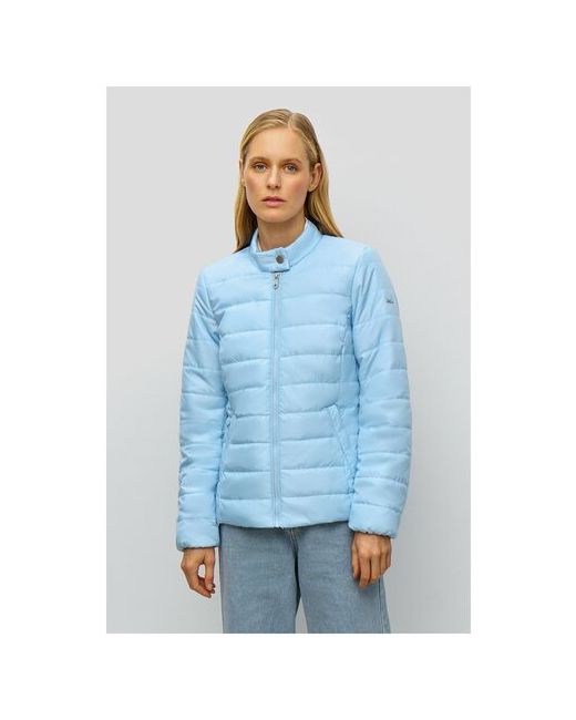 Baon Куртка демисезонная средней длины силуэт полуприлегающий водонепроницаемая карманы манжеты без капюшона ветрозащитная размер 44