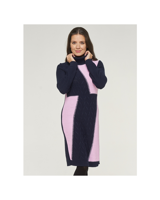 Vay Платье-свитер повседневное прилегающее макси вязаное размер 44