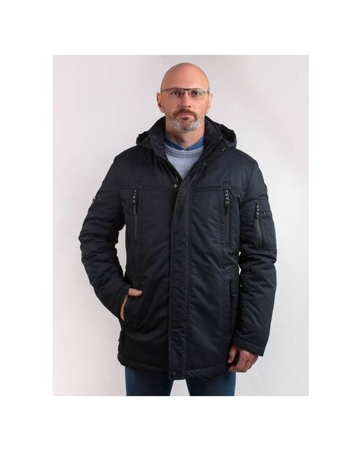 Naviator Куртка демисезон/зима силуэт прямой утепленная ветрозащитная карманы капюшон размер 48182-96-80