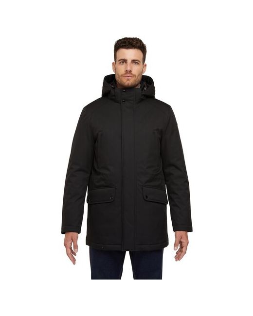 Geox Куртка демисезон/зима силуэт прямой карманы капюшон утепленная размер 48