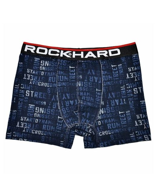 Rock Hard Трусы боксеры средняя посадка плоские швы размер M синий