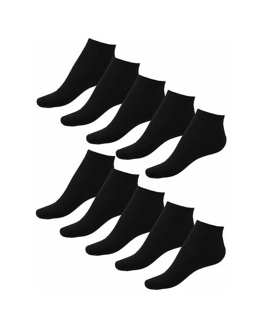 NL Textile Group носки 10 пар укороченные размер 27 черный