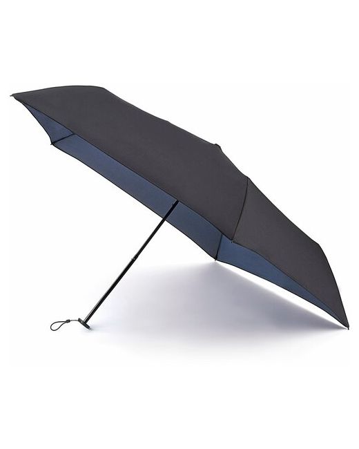 Fulton Мини-зонт механика 3 сложения купол 83 см. 5 спиц черный
