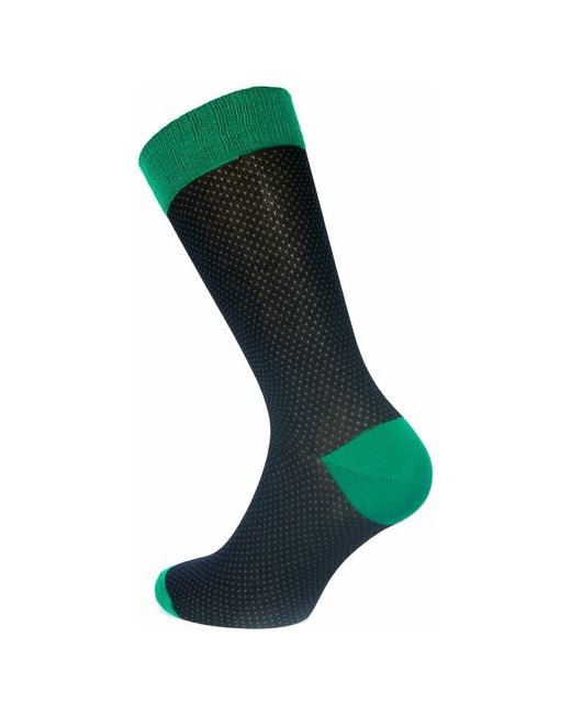 LUi носки 1 пара высокие размер 44 синий зеленый