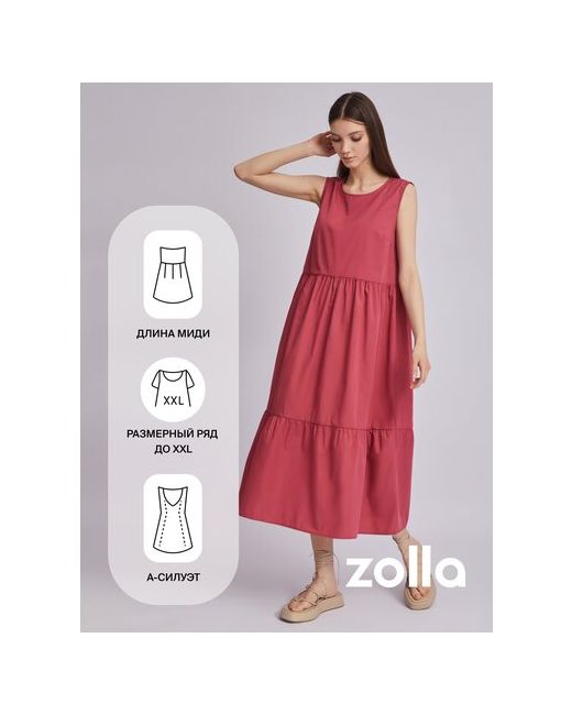 Zolla Платье повседневное макси размер XL