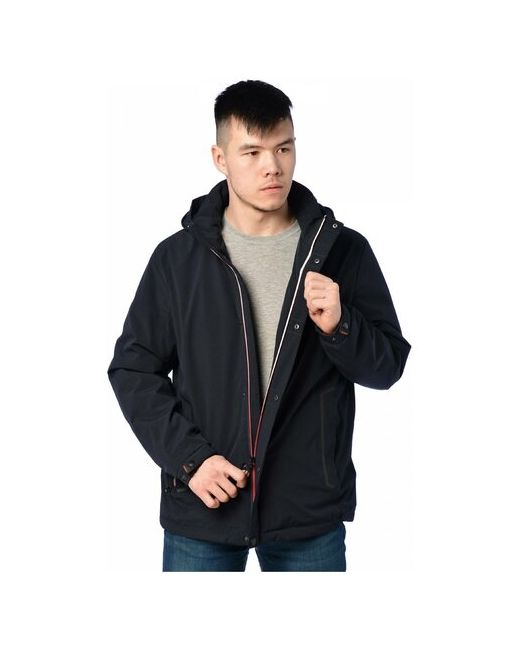 Malidinu Куртка демисезонная силуэт прямой внутренний карман капюшон карманы манжеты размер 50