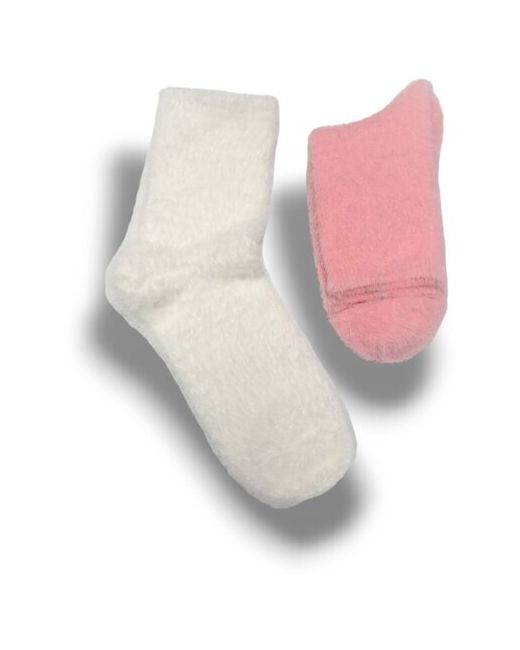 Sultan носки средние ослабленная резинка вязаные на Новый год размер 37-41 розовый