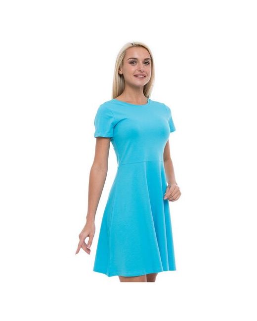 Lunarable Платье хлопок повседневное полуприлегающее мини размер 50 XL