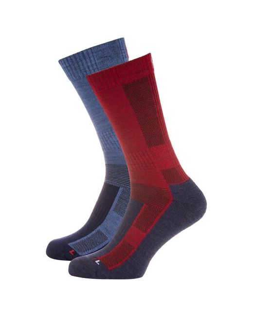 Norfolk Socks Носки плоские швы с утеплением размер 35-38 синий 2 пары