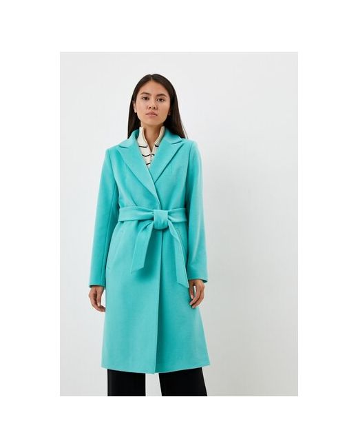 Azellricca Пальто-пиджак демисезонное силуэт прямой удлиненное размер 42/170 бесцветный