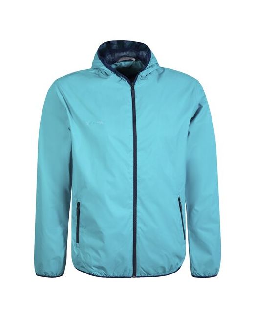 2K Sport Куртка средней длины силуэт свободный карманы несъемный капюшон ветрозащитная водонепроницаемая размер L