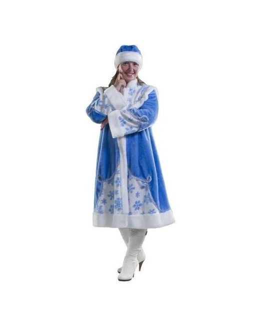 Elite CLASSIC Карнавальный костюм Элит Классик Снегурочка морозная мех