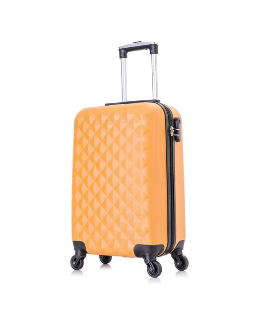 L'Case Умный чемодан пластик ABS-пластик рифленая поверхность опорные ножки на боковой стенке 45 л размер S