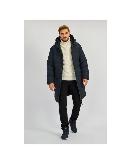 Baon Куртка демисезон/зима силуэт прямой подкладка внутренний карман капюшон карманы манжеты размер 46