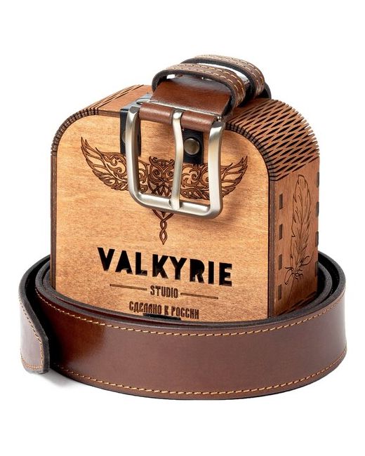 VALKYRIE studio Ремень натуральная кожа металл подарочная упаковка размер длина 125 см.