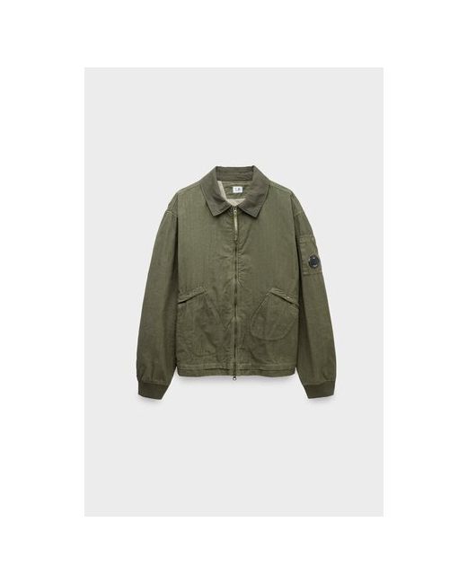 C.P. Company Куртка демисезон/лето силуэт прямой размер 52 зеленый