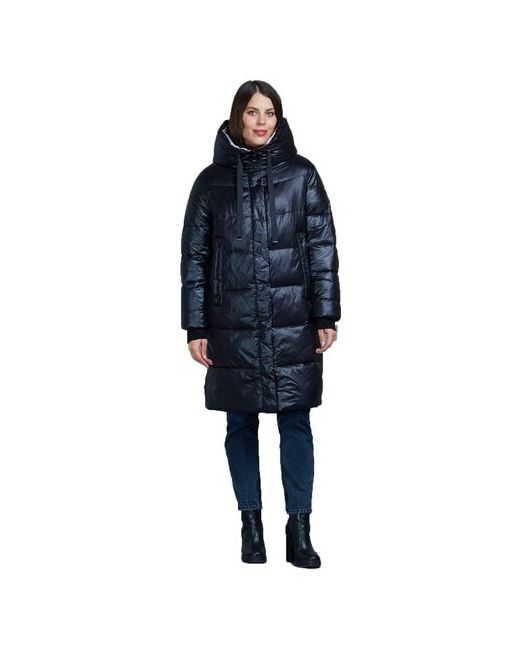 Mfin Пальто зимнее силуэт прямой удлиненное размер 3848RU