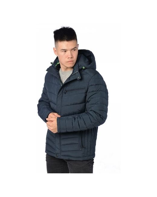 Indaco Fashion Куртка зимняя внутренний карман капюшон карманы манжеты размер 52