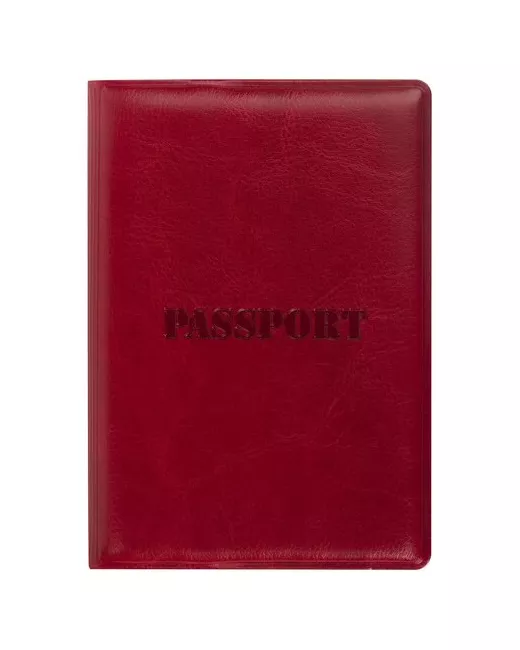 Staff Обложка для паспорта отделение карт бордовый