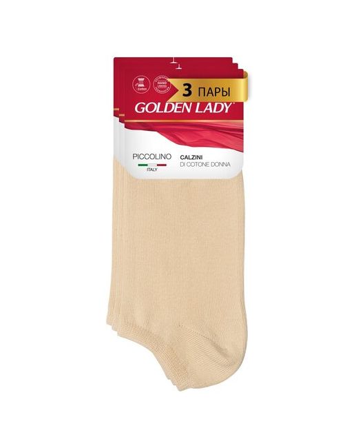 GoldenLady носки укороченные нескользящие размер 35-38