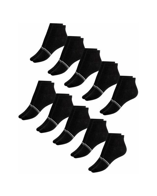 NL Textile Group носки 10 пар укороченные размер 29 черный