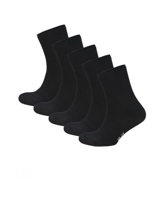 Status носки 5 пар классические махровые размер 27 черный