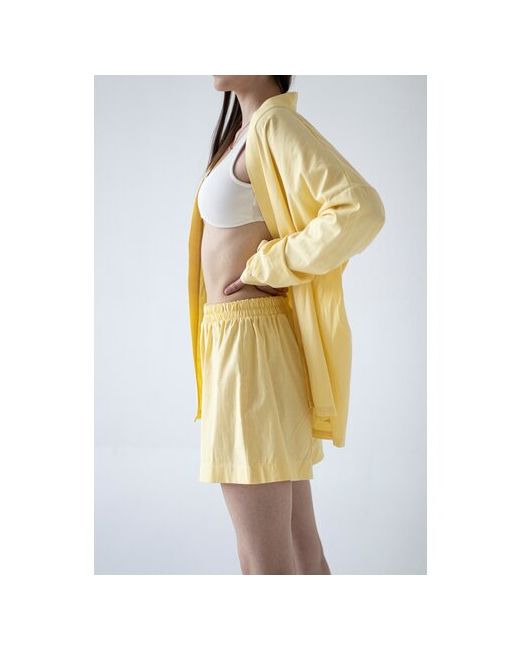 Lisbrand Костюм кимоно и шорты повседневный стиль свободный силуэт манжеты пояс/ремень размер 44