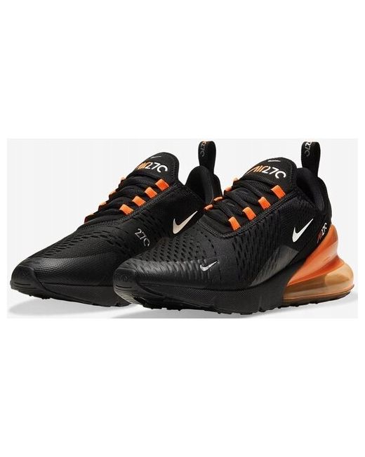 Nike Кроссовки Air Max демисезон/лето размер 7 US черный оранжевый