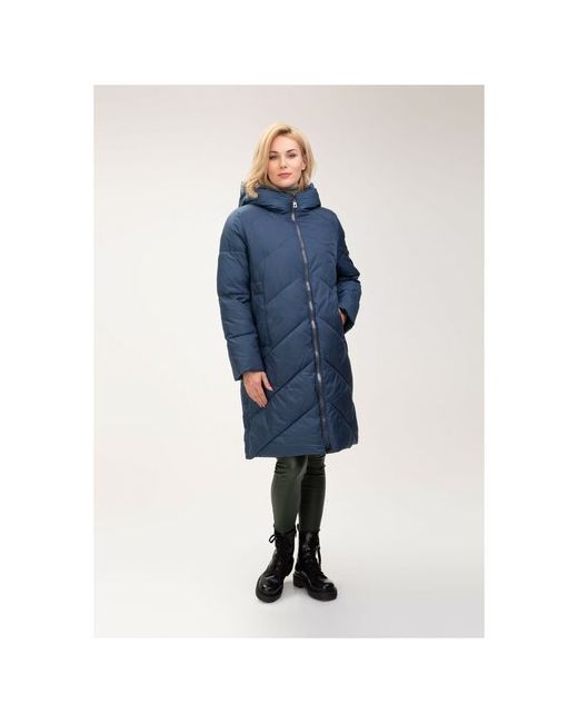 Mfin Куртка зимняя средней длины силуэт прямой подкладка размер 4050RU
