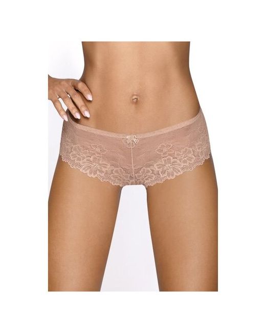 MAT lingerie Трусы бразильяна средняя посадка кружевные размер XL/42