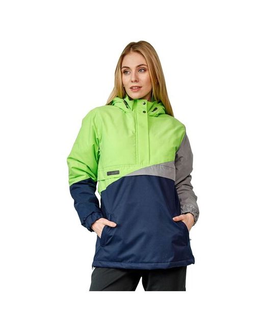 Crosssport Куртка размер 54 синий зеленый