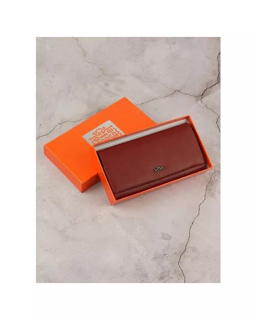 Capsa Кошелек на магните молнии магнит 5 отделений для банкнот отделения карт и монет потайной карман подарочная упаковка бордовый