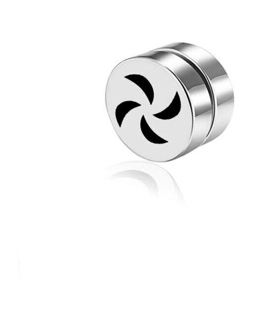 Tek Style Серьги размер/диаметр 8 мм. серебряный