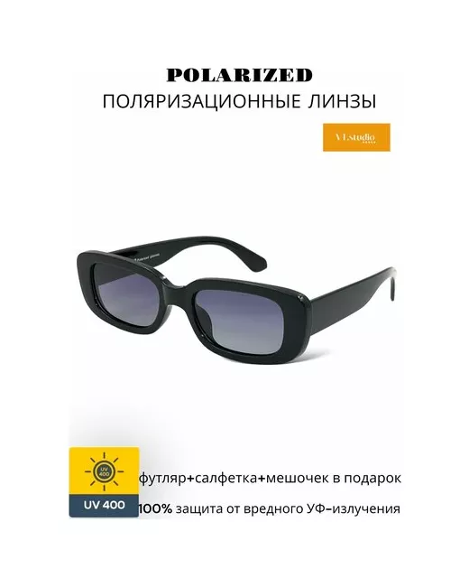 Bolaini Солнцезащитные очки квадратные оправа поляризационные с защитой от УФ