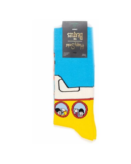 Happy Socks Носки унисекс 1 пара классические размер 36-40 желтый