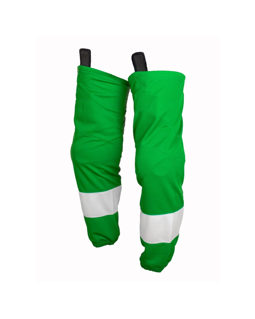 Hockey Style Гамаши плоские швы размер зеленый белый