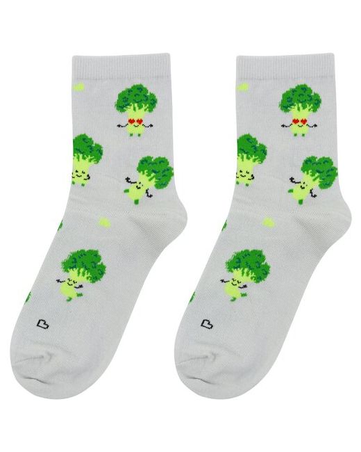 Kawaii Factory носки высокие фантазийные 100 den размер 35-39 зеленый