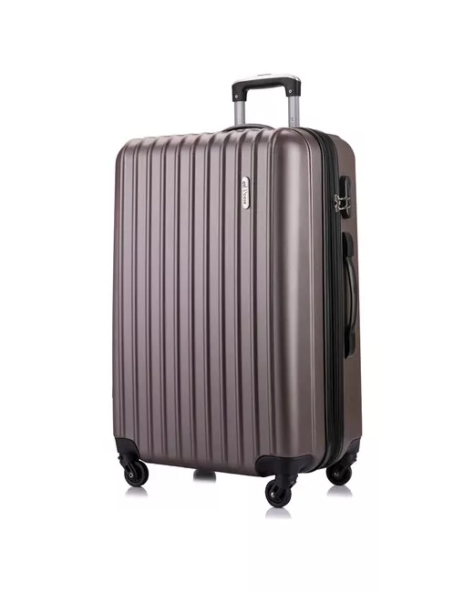 L'Case Умный чемодан ABS-пластик пластик рифленая поверхность опорные ножки на боковой стенке 90 л размер L