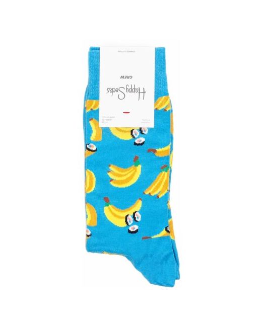 Happy Socks носки средние фантазийные на Новый год размер 36-40 синий