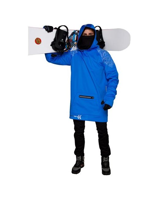 Crosssport Куртка силуэт свободный водонепроницаемая ветрозащитная размер 48