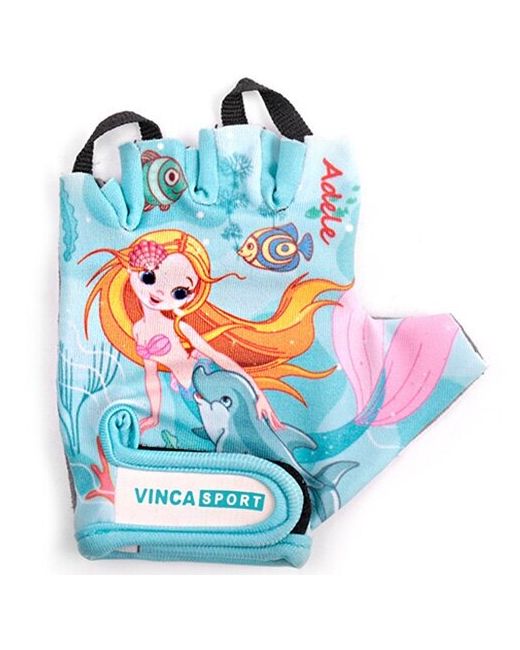 Vinca Sport Перчатки регулируемые манжеты размер XXXS бирюзовый