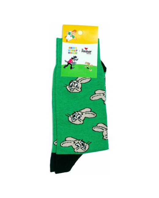 St. Friday носки средние размер 34-37 зеленый