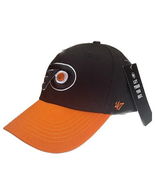 Philadelphia Flyers Бейсболка бини демисезон/лето размер 55-58 оранжевый черный