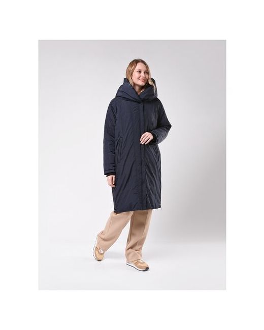 Maritta Куртка демисезон/зима силуэт прямой водонепроницаемая капюшон карманы подкладка размер 42