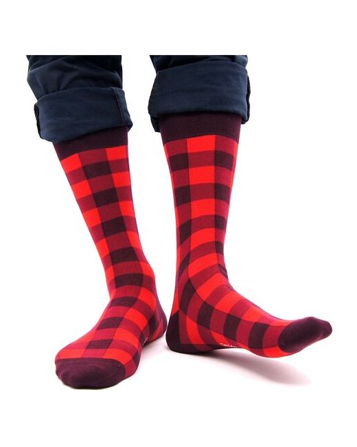 Tezido носки 1 пара высокие размер 41-46 бордовый