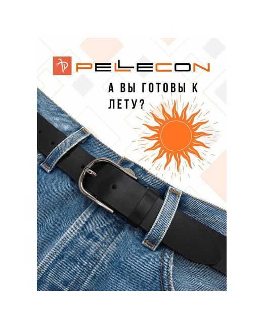 Pellecon Ремень металл подарочная упаковка для размер длина см. черный