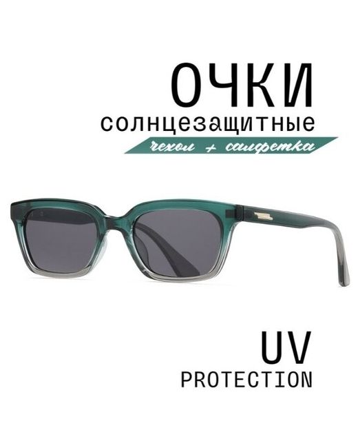 Mioform Солнцезащитные очки прямоугольные оправа с защитой от УФ для зеленый