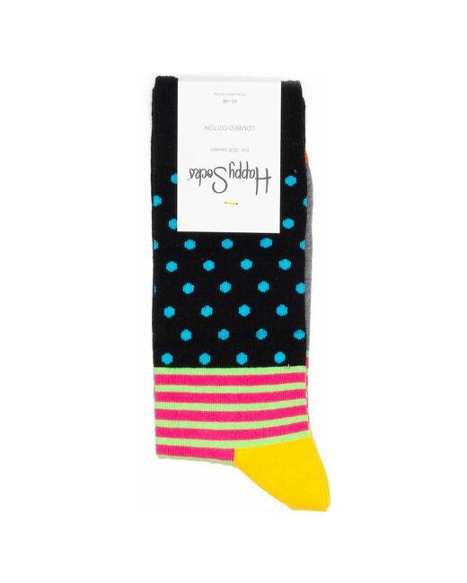 Happy Socks носки средние фантазийные на Новый год размер 36-40 мультиколор