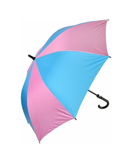 Rain-Brella Зонт-трость полуавтомат купол 120 см. 8 спиц система антиветер чехол в комплекте для розовый